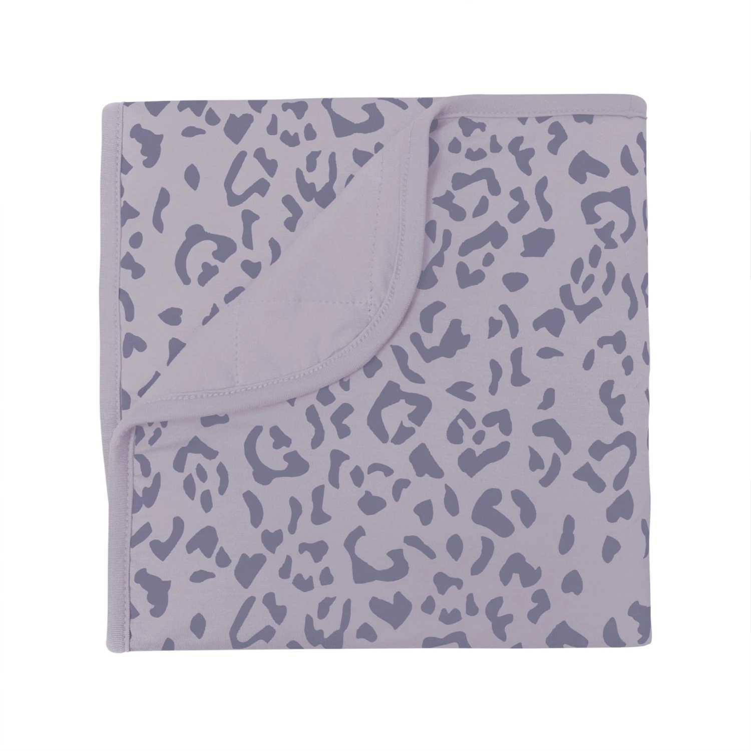 Baby Blanket In Taro Leopard 1 Baby Blanket In Taro Leopard