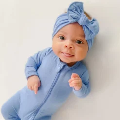 Bow In Periwinkle -Kyte Baby Shop kyte baby baby bows bow in periwinkle 31973119656047