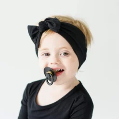 Bow In Midnight -Kyte Baby Shop kyte baby baby bows bows in midnight 14704554639471