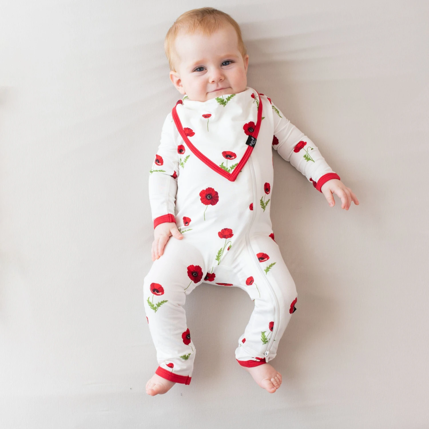 Bib In Cloud Poppies 3 Bib In Cloud Poppies - Image 3