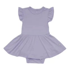 Twirl Bodysuit Dress In Taro
