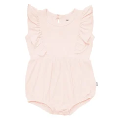 Bubble Romper In Blush