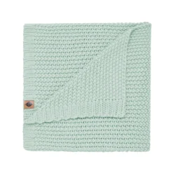 Chunky Knit Baby Blanket In Sage