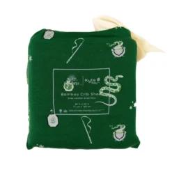 Crib Sheet In Slytherin™ -Kyte Baby Shop kyte baby crib sheet crib sheet slytherin crib sheet in slytherin 32475819802735 scaled
