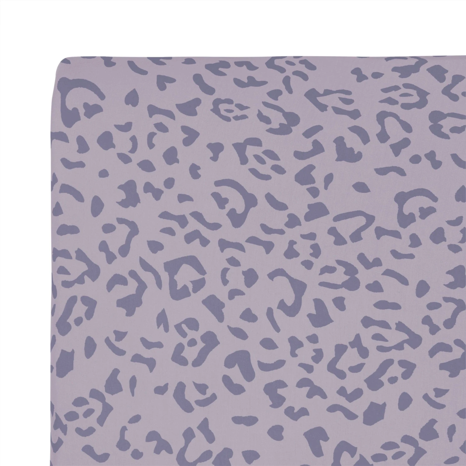 Crib Sheet In Taro Leopard 2 Crib Sheet In Taro Leopard - Image 2
