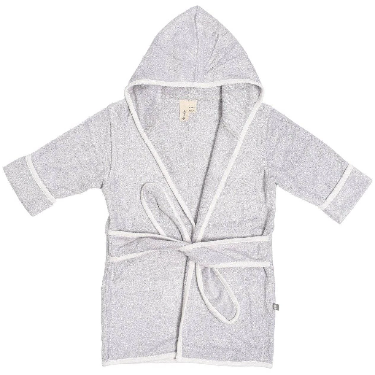 Toddler Bath Robe In Storm With Cloud Trim 1 Toddler Bath Robe In Storm With Cloud Trim