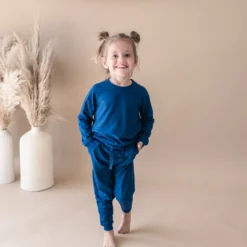 Bamboo Jersey Jogger Set In Tahoe -Kyte Baby Shop kyte baby jogger set bamboo jersey jogger set in tahoe 31624238858351