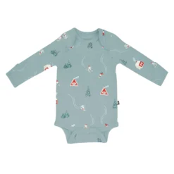 Long Sleeve Bodysuit In Alpine Village