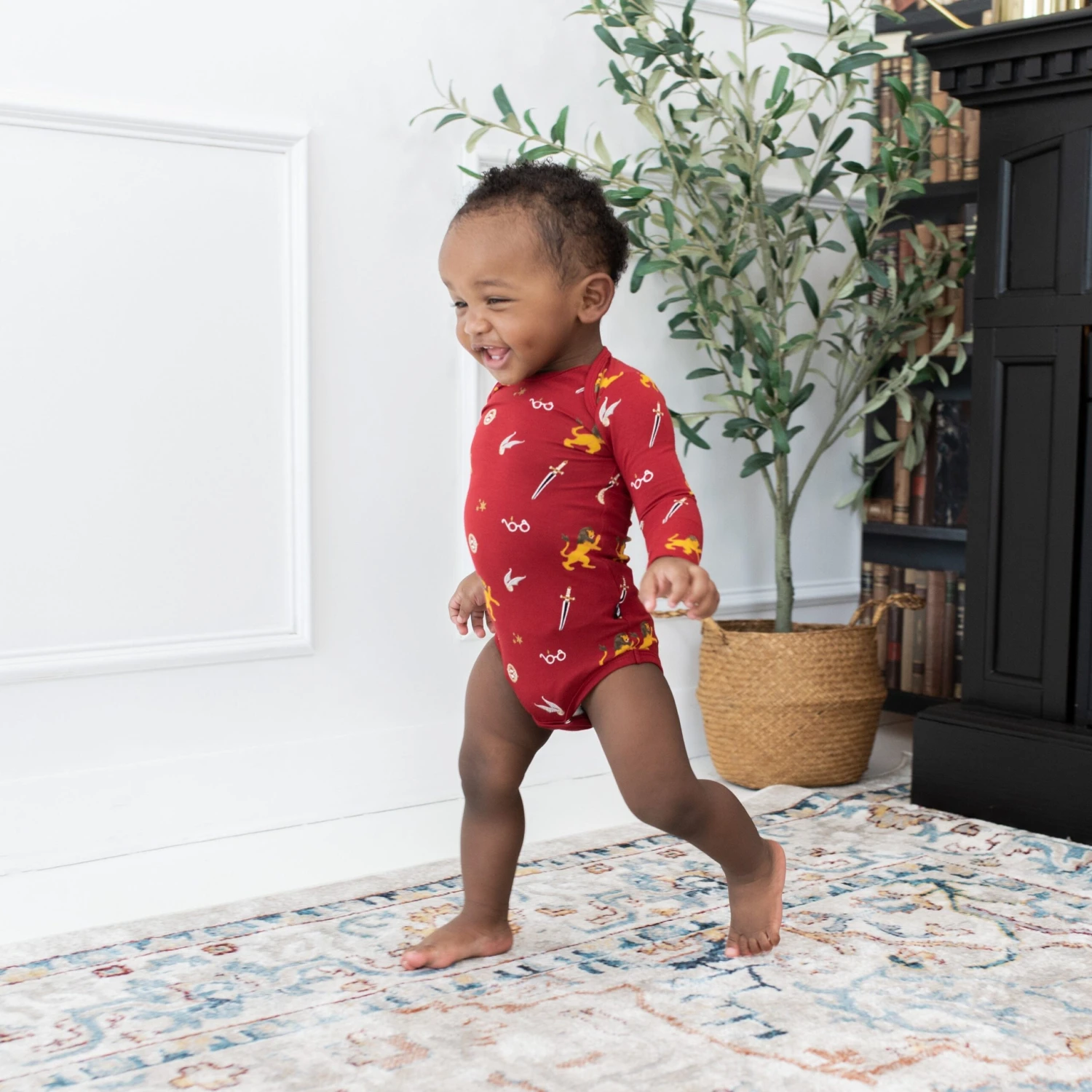 Long Sleeve Bodysuit In Gryffindor™ 4 Long Sleeve Bodysuit In Gryffindor™ - Image 4