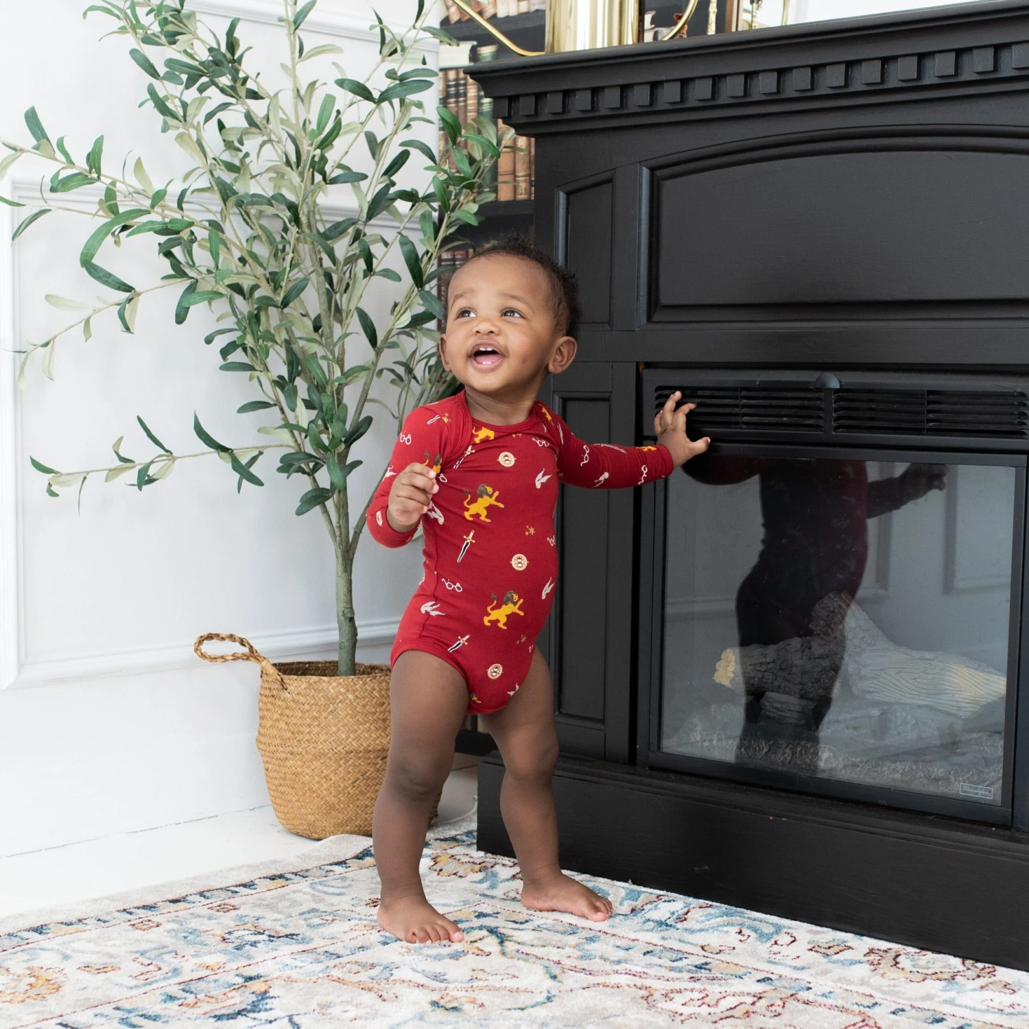 Long Sleeve Bodysuit In Gryffindor™ 3 Long Sleeve Bodysuit In Gryffindor™ - Image 3