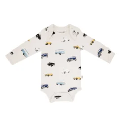 Long Sleeve Bodysuit In Vintage Cars