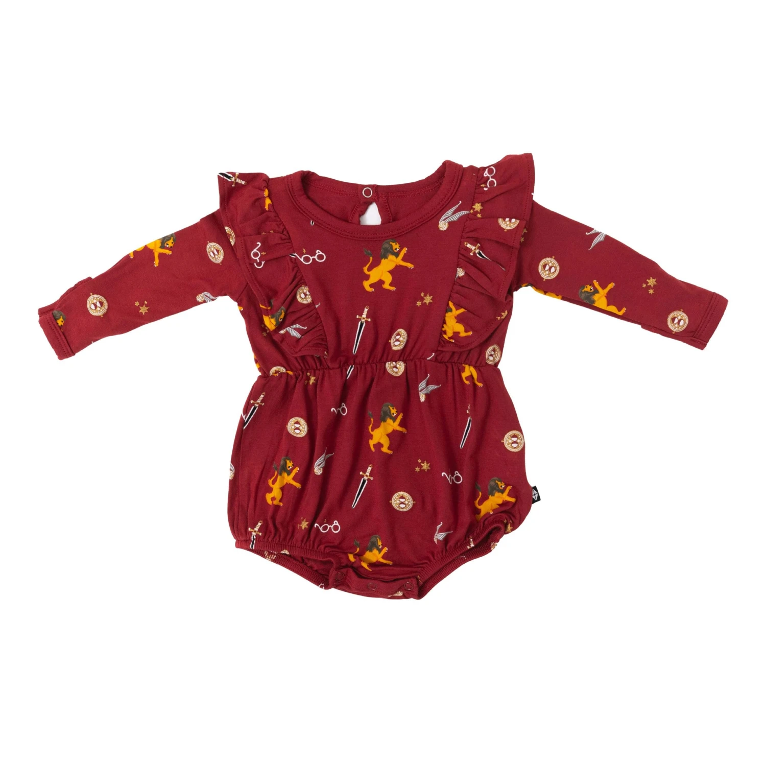 Long Sleeve Bubble Romper In Gryffindor™ 1 Long Sleeve Bubble Romper In Gryffindor™