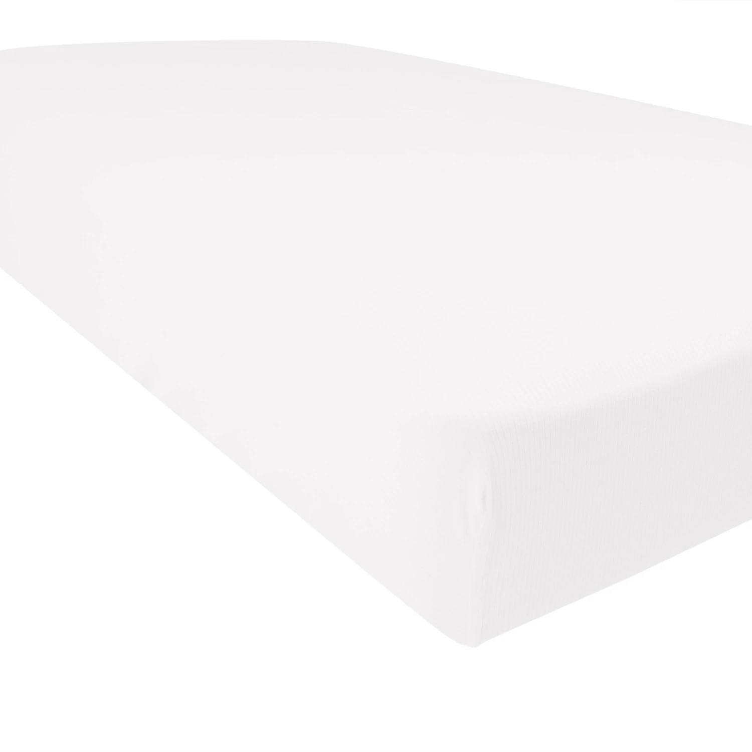 Ribbed Crib Sheet In Cloud 3 Ribbed Crib Sheet In Cloud - Image 3