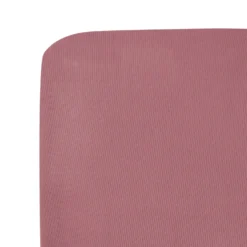 Ribbed Crib Sheet In Dusty Rose