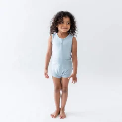 Sleeveless Bodysuit In Fog -Kyte Baby Shop kyte baby short sleeve bodysuits sleeveless bodysuit in fog 29890196832367