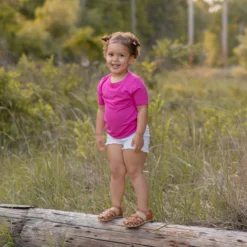 Toddler Crew Neck Tee In Raspberry 5 Toddler Crew Neck Tee In Raspberry -Kyte Baby Shop kyte baby short sleeve toddler unisex tee toddler crew neck tee in raspberry 32290342502511