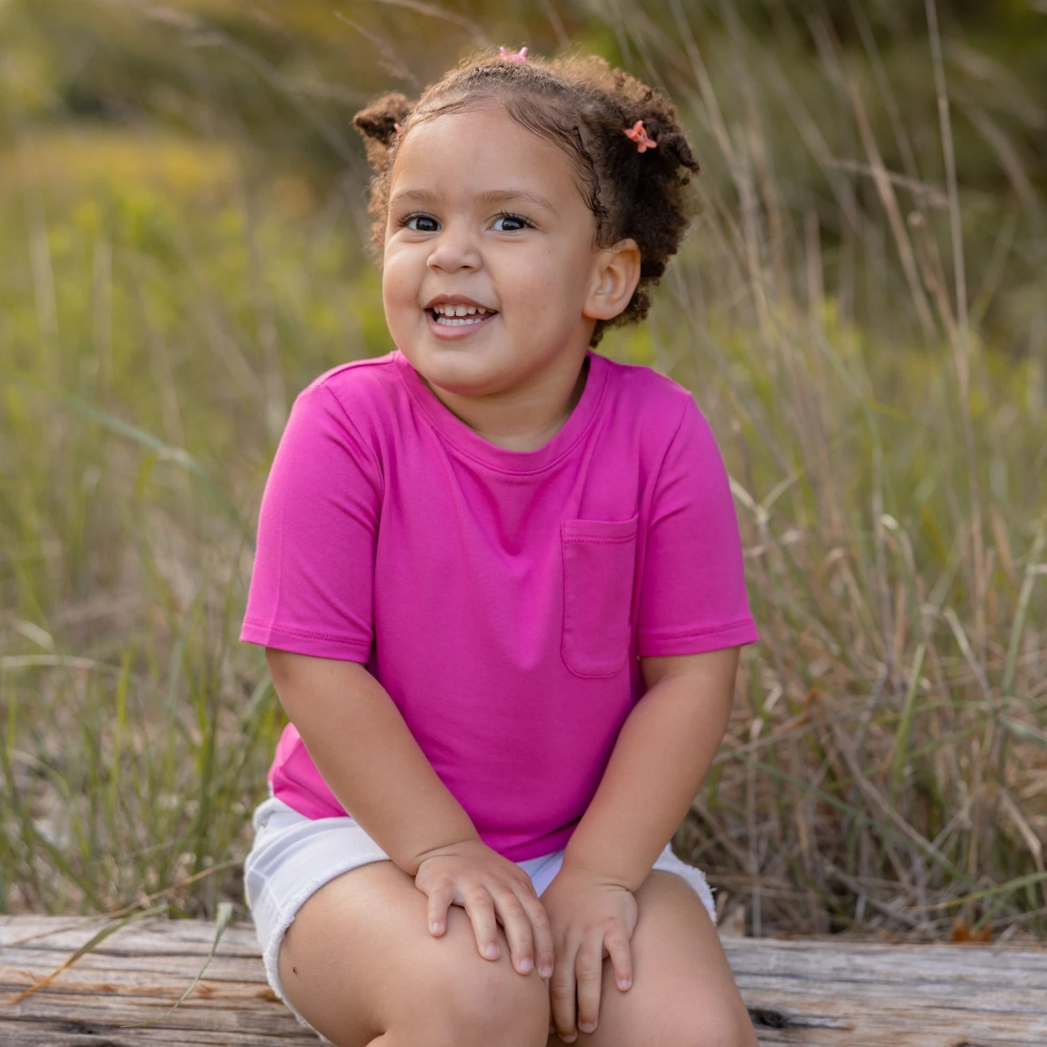 Toddler Crew Neck Tee In Raspberry 1 Toddler Crew Neck Tee In Raspberry