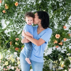 Toddler Crew Neck Tee In Periwinkle -Kyte Baby Shop kyte baby short sleeve toddler unisex tee toddler unisex tee in periwinkle 31973294145647