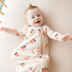 Sleep Bag In Peach 0.5 -Kyte Baby Shop kyte baby sleep bag 0 5 tog sleep bag in peach 0 5 32253714595951