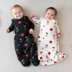 Sleep Bag In Midnight Poppies 1.0 -Kyte Baby Shop kyte baby sleep bag 1 0 tog sleep bag in midnight poppies 1 0 32550110101615 scaled