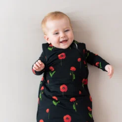 Sleep Bag In Midnight Poppies 1.0 -Kyte Baby Shop kyte baby sleep bag 1 0 tog sleep bag in midnight poppies 1 0 32550110199919 scaled