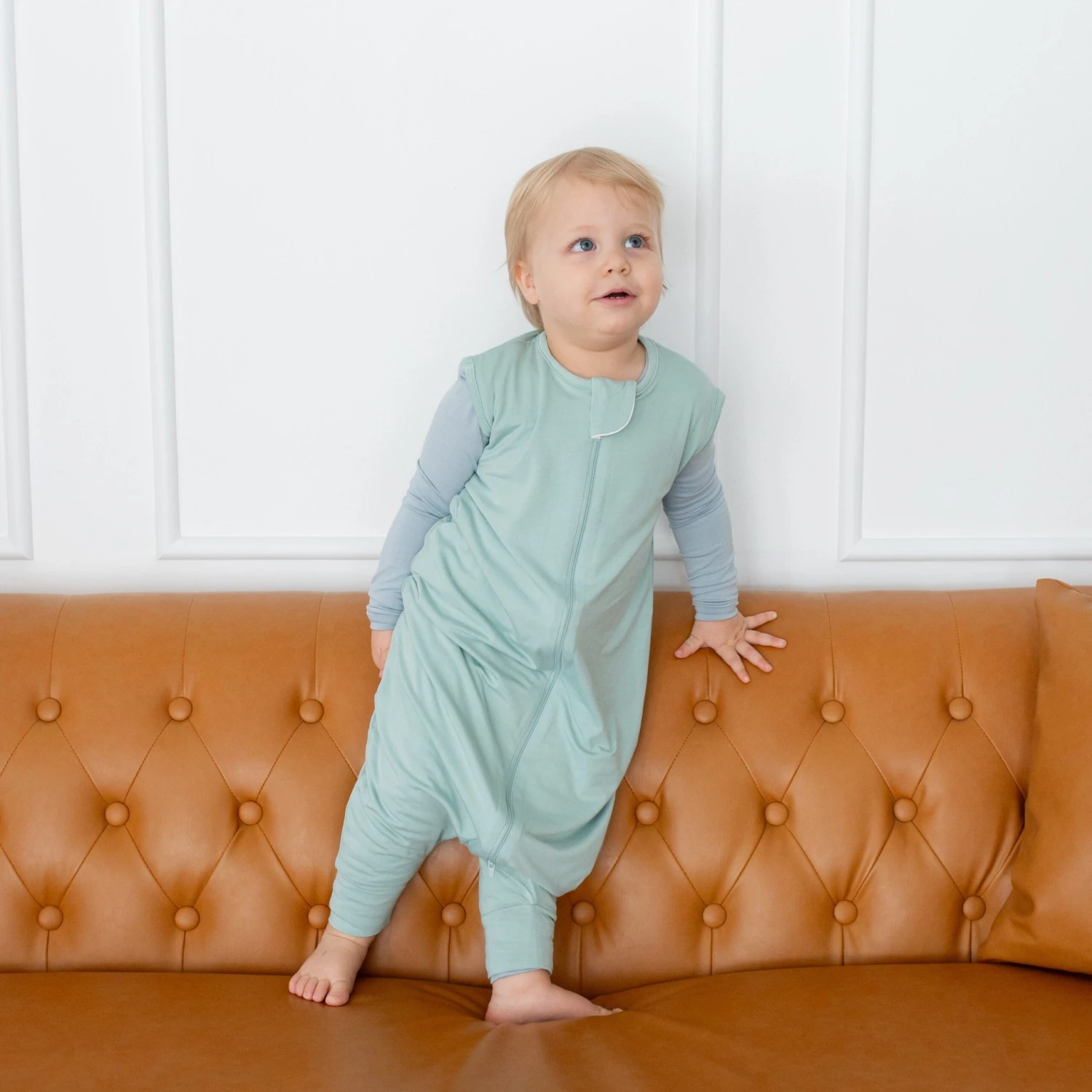 Sleep Bag Walker In Sage 0.5 3 Sleep Bag Walker In Sage 0.5 - Image 3