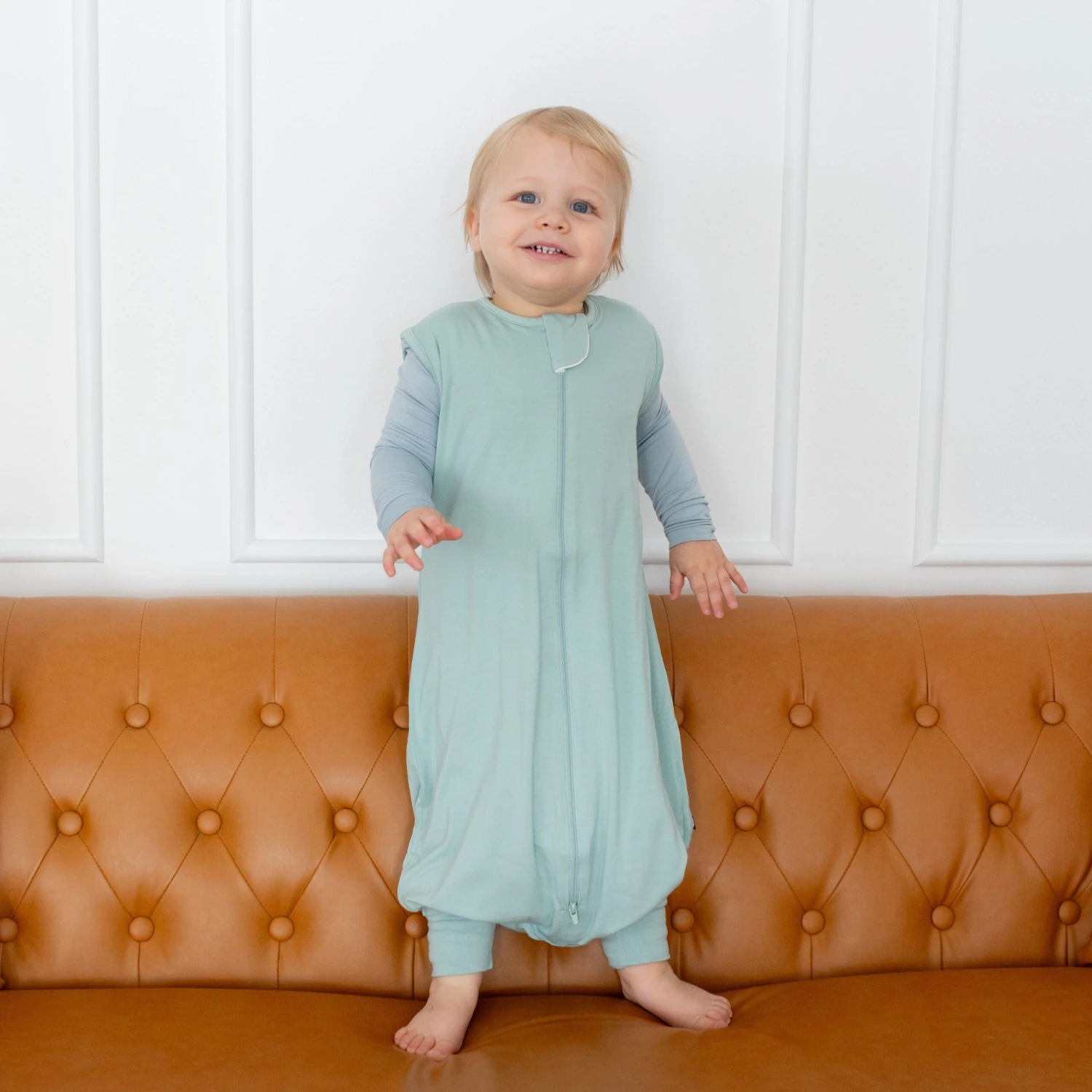 Sleep Bag Walker In Sage 0.5 2 Sleep Bag Walker In Sage 0.5 - Image 2