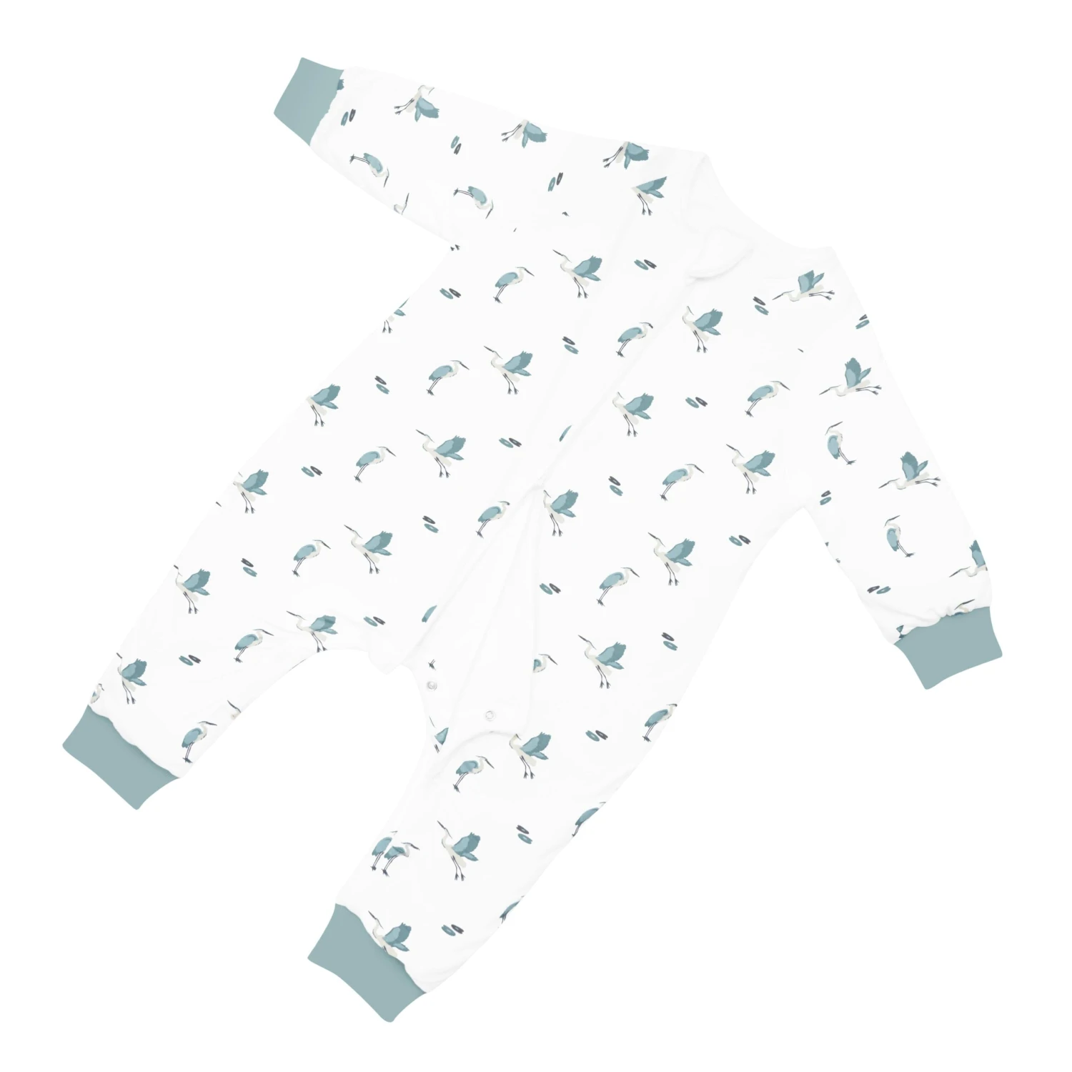 Slumber Suit In Blue Heron 3 Slumber Suit In Blue Heron - Image 3