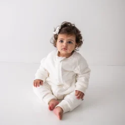 Slumber Suit In Cloud -Kyte Baby Shop kyte baby slumber suit slumber suit in cloud 31727732621423