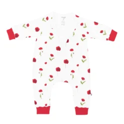 Slumber Suit In Cloud Poppies -Kyte Baby Shop kyte baby slumber suit slumber suit in cloud poppies 32533526904943 scaled