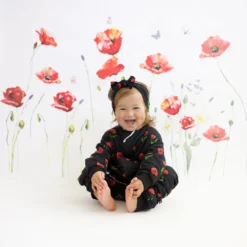 Slumber Suit In Midnight Poppies 8 Slumber Suit In Midnight Poppies -Kyte Baby Shop kyte baby slumber suit slumber suit in midnight poppies 32550112297071 scaled