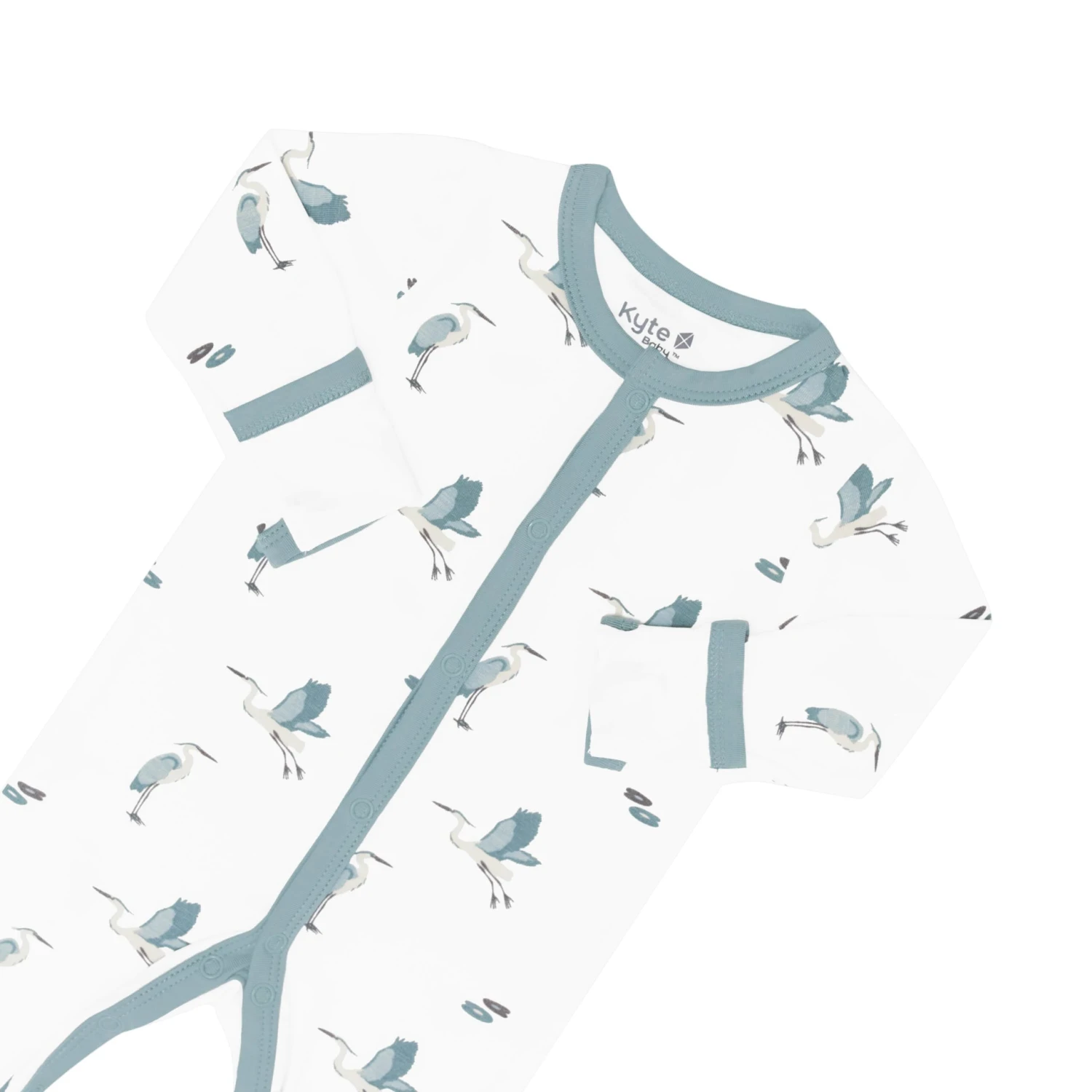 Footie In Blue Heron 4 Footie In Blue Heron - Image 4