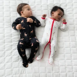 Footie In Cloud Deer 8 Footie In Cloud Deer -Kyte Baby Shop kyte baby snap footies footie in cloud deer 32701807231087 scaled