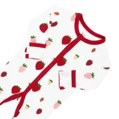 Footie In Strawberry 12 Footie In Strawberry -Kyte Baby Shop kyte baby snap footies footie in strawberry 31862536077423