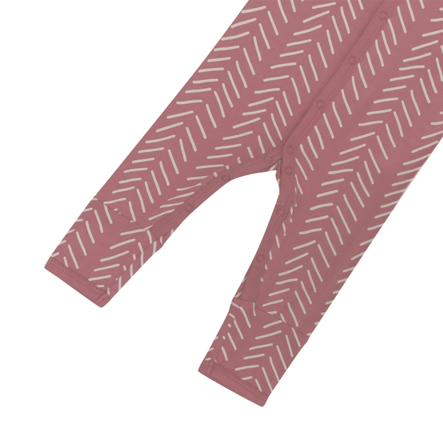 Romper In Dusty Rose Herringbone 5 Romper In Dusty Rose Herringbone - Image 5