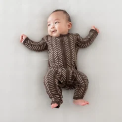Kyte Baby Shop -Kyte Baby Shop kyte baby snap romper romper in espresso herringbone 32720730849391 scaled