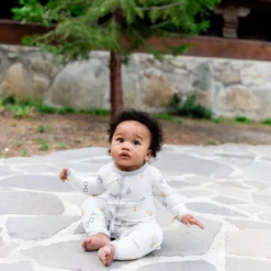 Kyte Baby Shop -Kyte Baby Shop kyte baby snap romper romper in icon 31481359794287