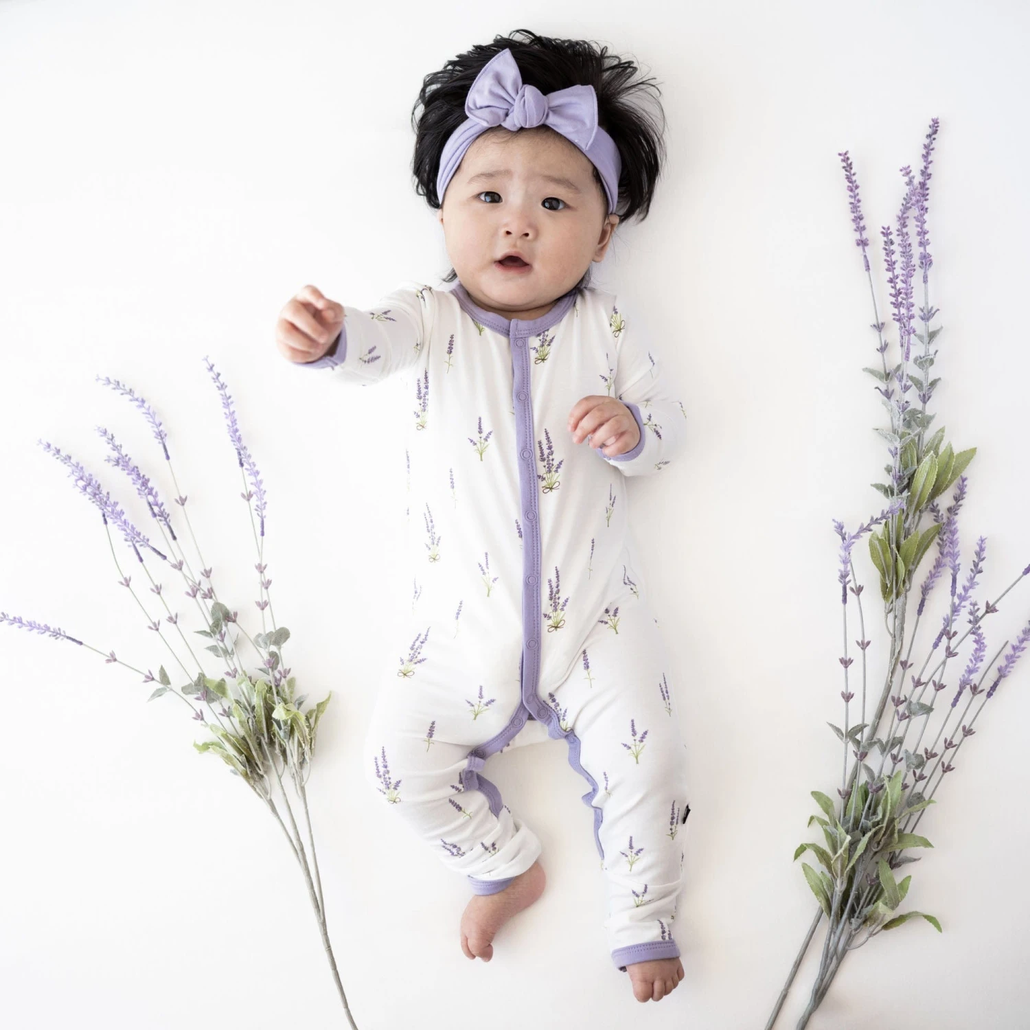 Romper In Lavender 2 Romper In Lavender - Image 2