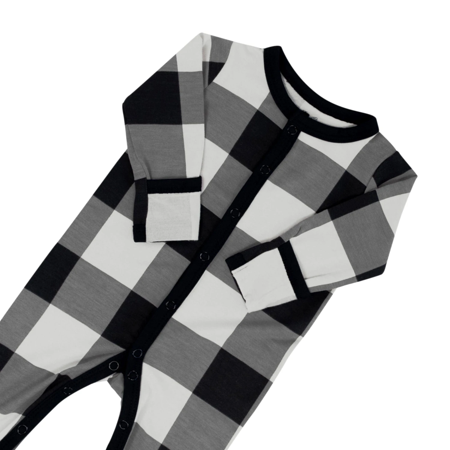 Romper In Midnight Plaid 5 Romper In Midnight Plaid - Image 5