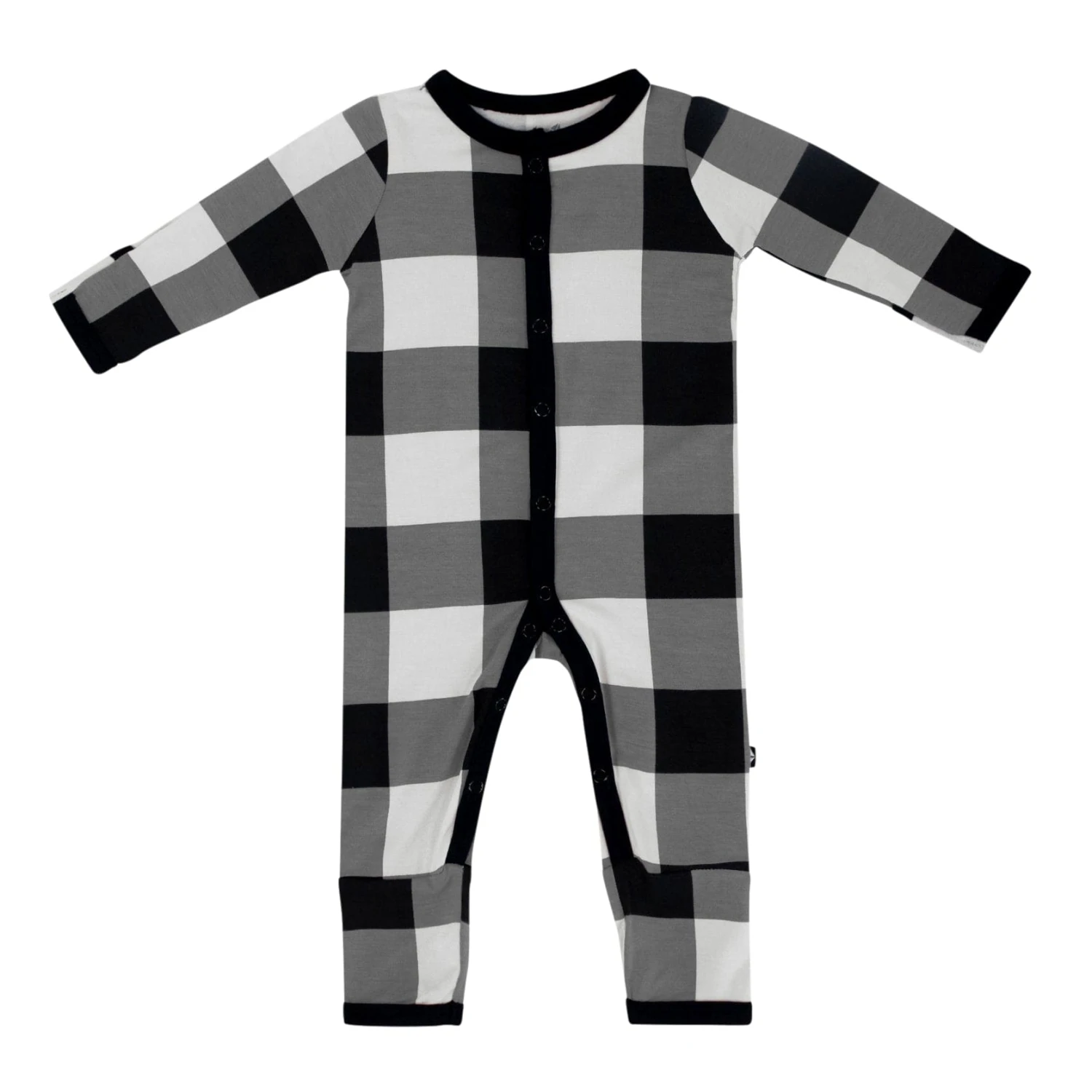 Romper In Midnight Plaid 1 Romper In Midnight Plaid