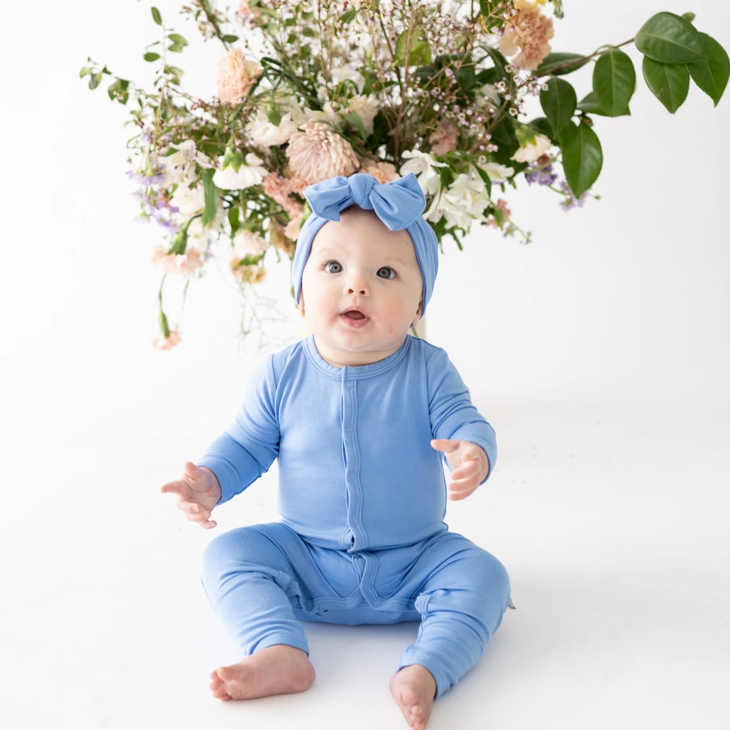 Romper In Periwinkle 3 Romper In Periwinkle - Image 3