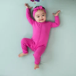 Romper In Raspberry 7 Romper In Raspberry -Kyte Baby Shop kyte baby snap romper romper in raspberry 32290330869871