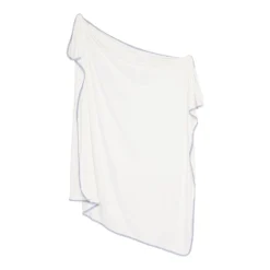 Swaddle Blanket In Cloud With Storm Trim