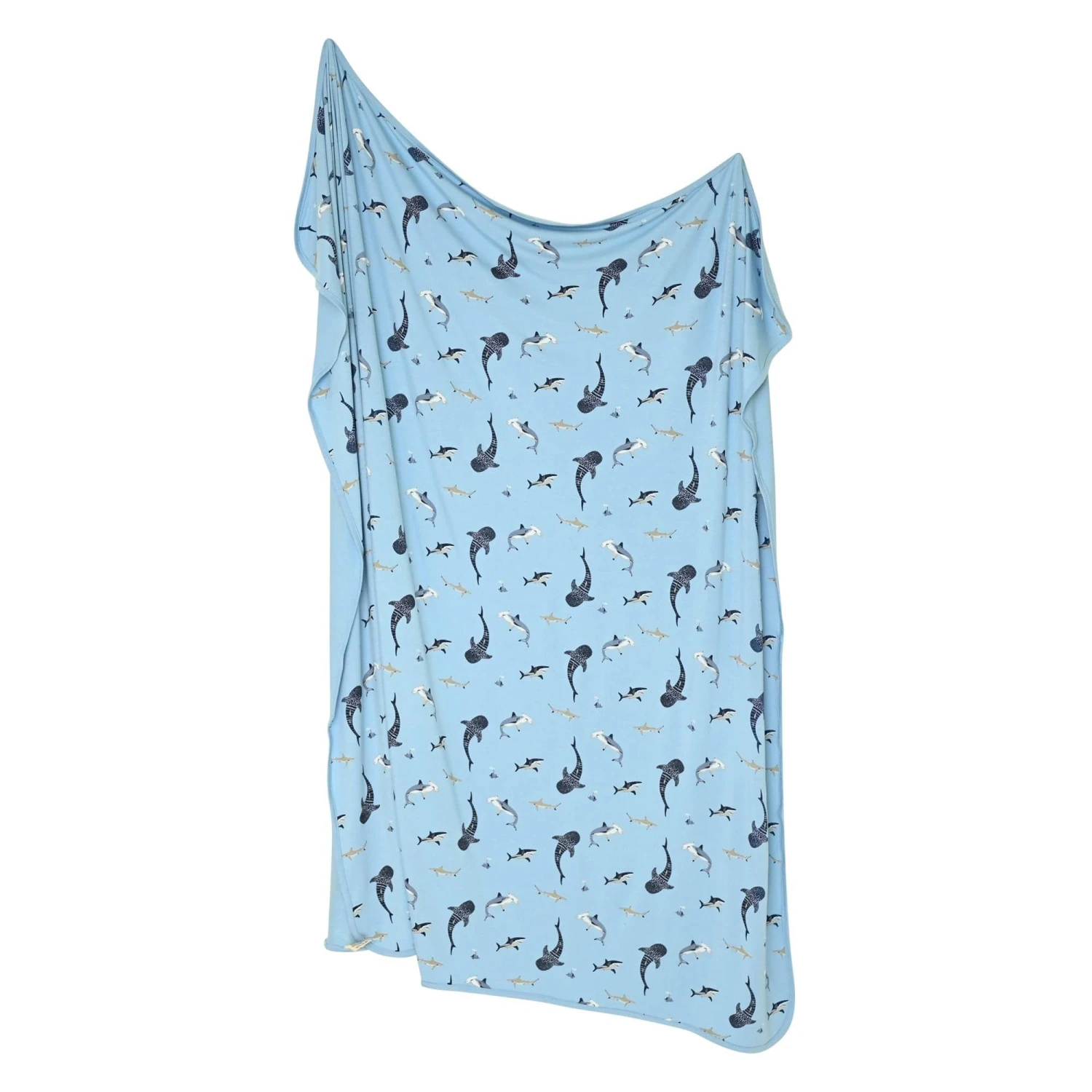 Swaddle Blanket In Stream Shark 1 Swaddle Blanket In Stream Shark
