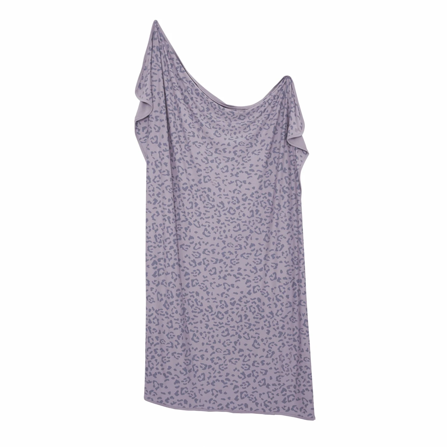 Swaddle Blanket In Taro Leopard 1 Swaddle Blanket In Taro Leopard