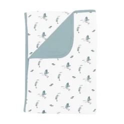 Toddler Blanket In Blue Heron 1.0