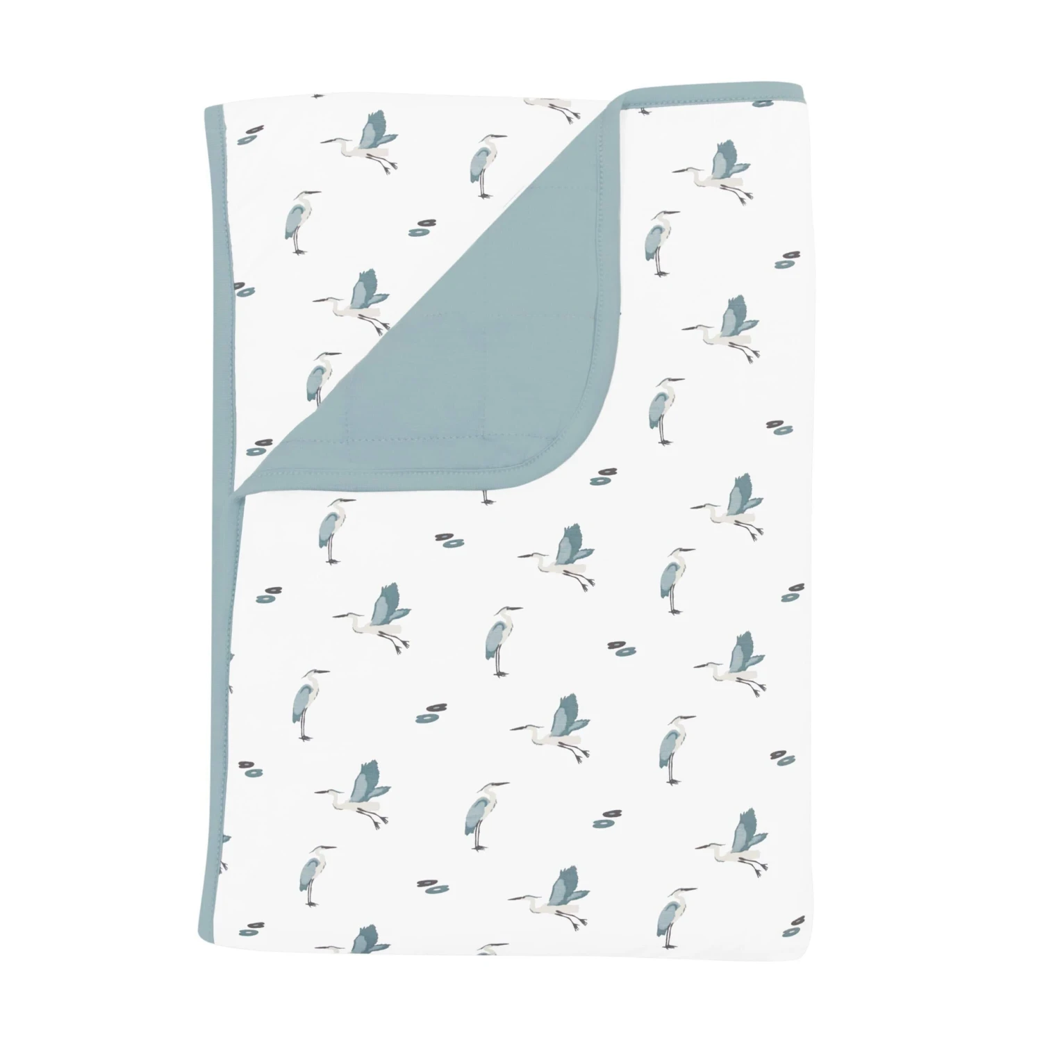 Toddler Blanket In Blue Heron 1.0 1 Toddler Blanket In Blue Heron 1.0