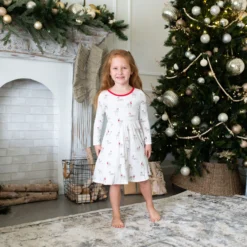 Long Sleeve Twirl Dress In Cloud Deer -Kyte Baby Shop kyte baby toddler long sleeve twirl dress long sleeve twirl dress in cloud deer 32701764370543 scaled