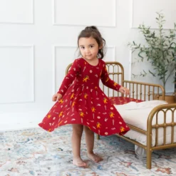 Long Sleeve Twirl Dress In Gryffindor™ 8 Long Sleeve Twirl Dress In Gryffindor™ -Kyte Baby Shop kyte baby toddler long sleeve twirl dress long sleeve twirl dress in gryffindor 32475941896303 scaled
