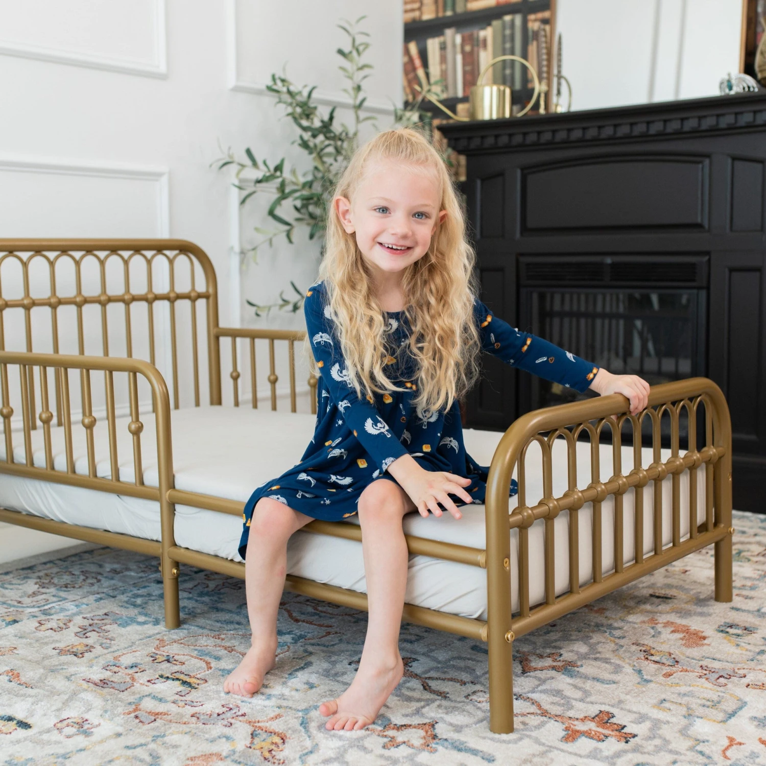 Long Sleeve Twirl Dress In Ravenclaw™ 1 Long Sleeve Twirl Dress In Ravenclaw™